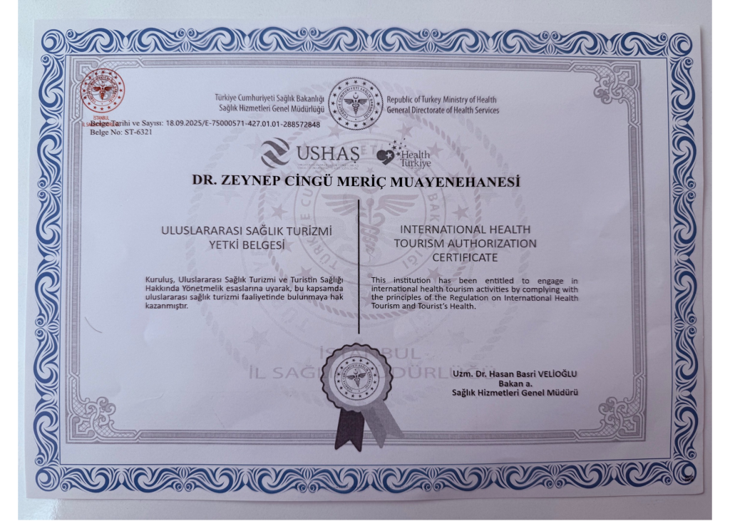 Dr. Zeynep Cingü Meriç - Eboo Terapi & Ozon Tedavisi